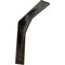Ekena Millwork Legacy Steel Bracket, Antiqued Warm Silver 2"W x 10"D x 10"H BKTM02X10X10LEAWS - alternate 1